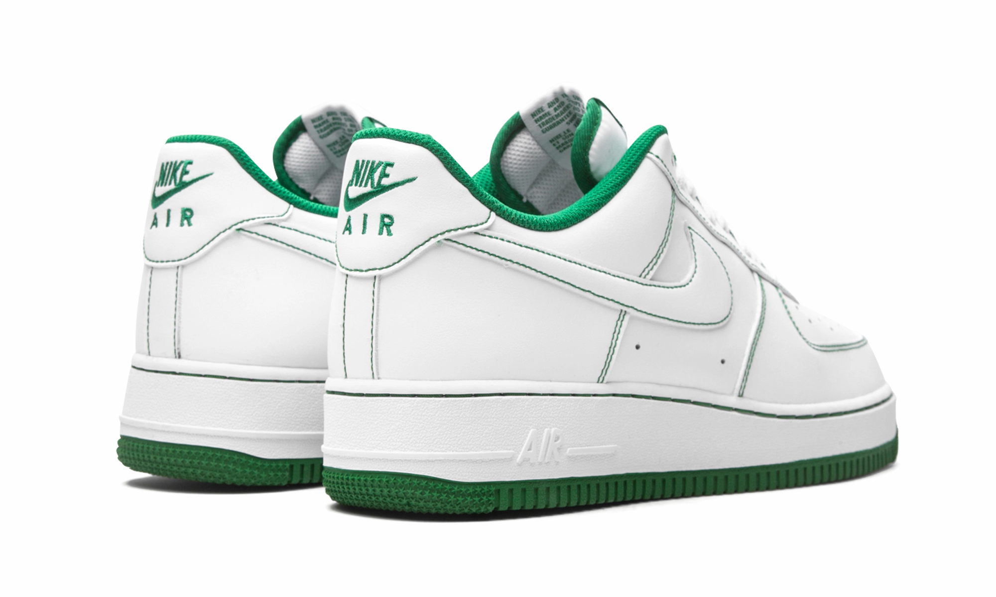 Anti Static Finish Work Break Air Force 1 Low '07 "Contrast Stitch - White / Pine Green"