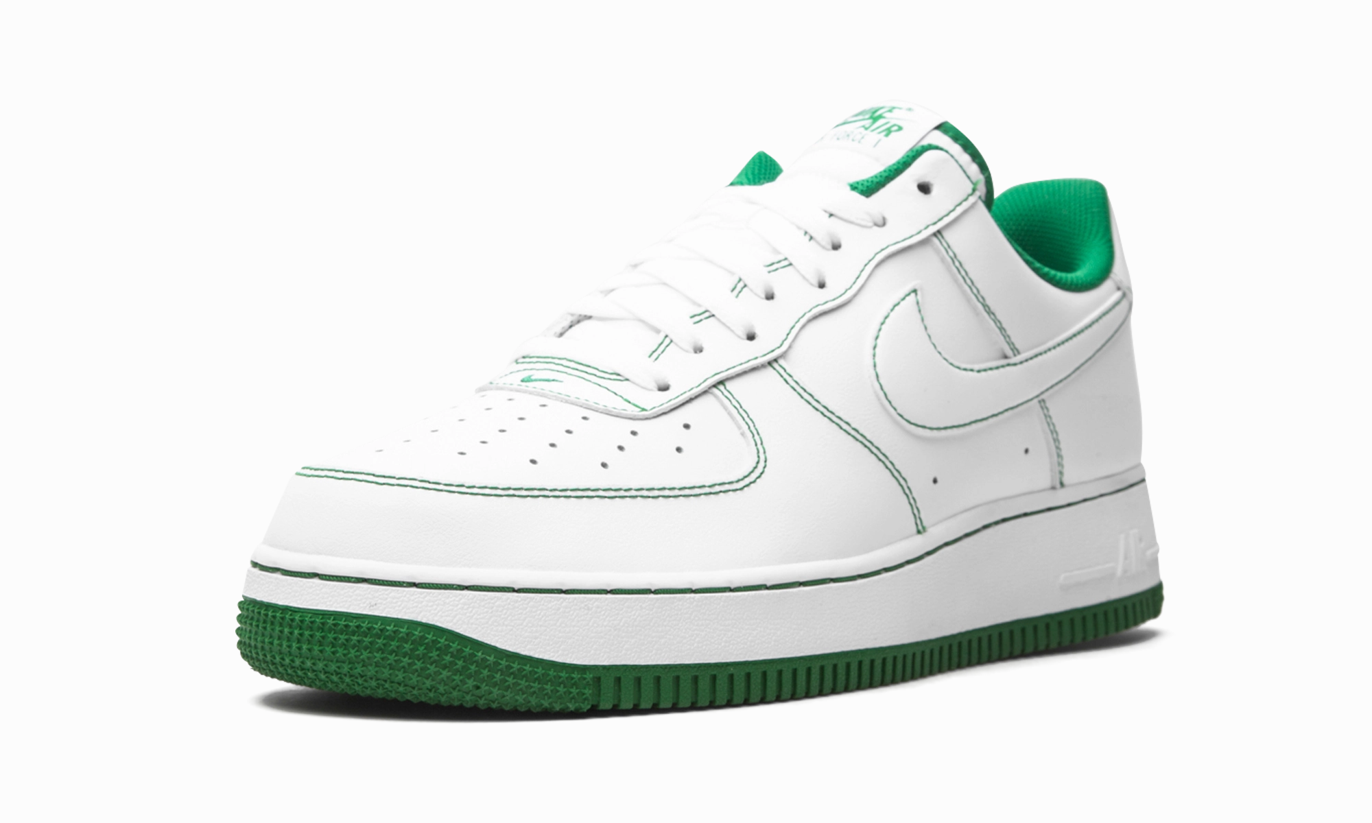 Comfortable Style Air Force 1 Low '07 "Contrast Stitch - White / Pine Green"