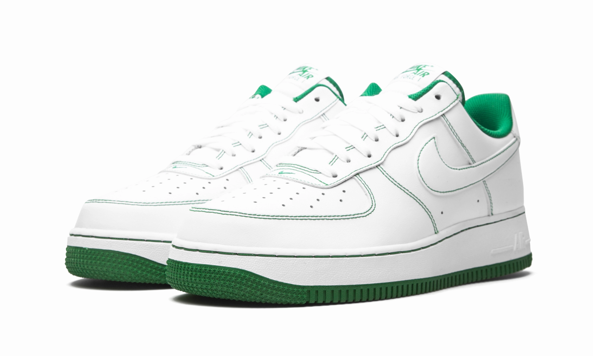 Air Force 1 Low '07 "Contrast Stitch - White / Pine Green" Moisture Wicking Lining