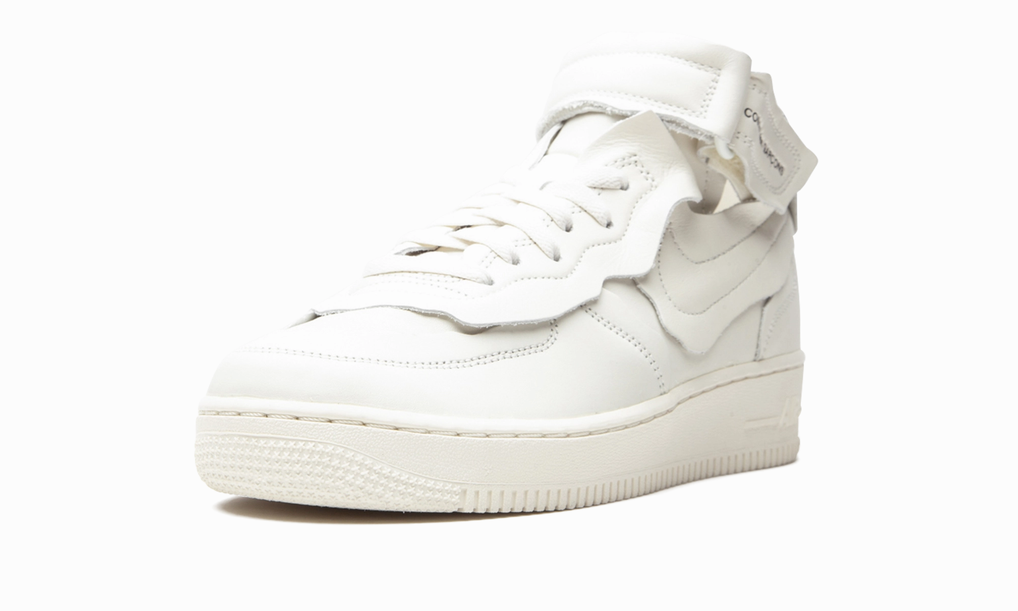 Air Force 1 Mid "Comme des Garcons White" Shady Hike Wide Step