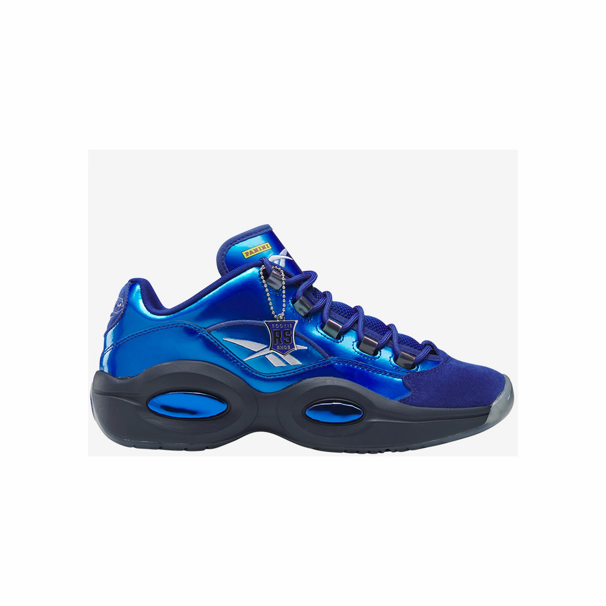 Reebok Men's Panini Question Low Shoes - Classic Cobalt Blue / Black Anti Odor Treatment