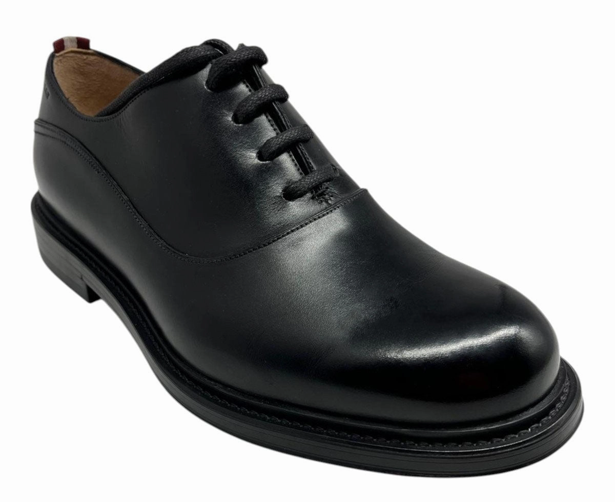 Matte Finish Conference Day Bally Nilder 6239817 Black Calf Leather Oxford Shoes