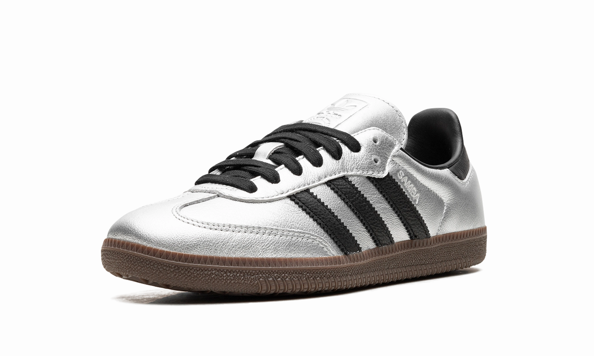Samba OG WMNS "Silver Metallic Black Gum" London Edge
