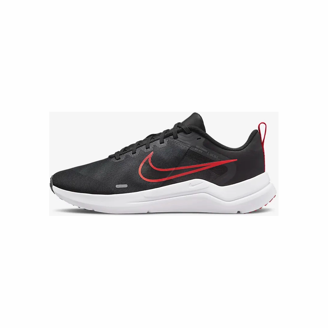 Rolling Motion Design Nike Men's Downshifter 12 Shoes - Black / Dark Smoke Grey / Light Smoke Grey / White