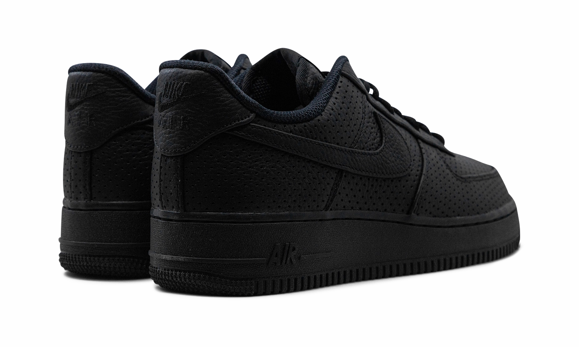 Parade Walk Day Tripper Air Force 1 Low SP "Triple Black Perforated"