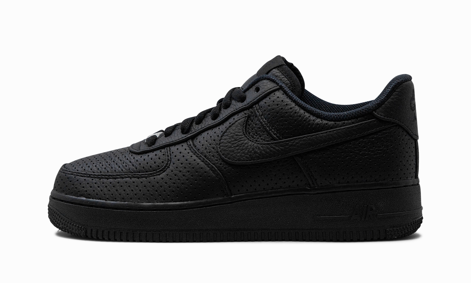 Fresh Walk Street Mode Air Force 1 Low SP "Triple Black Perforated"