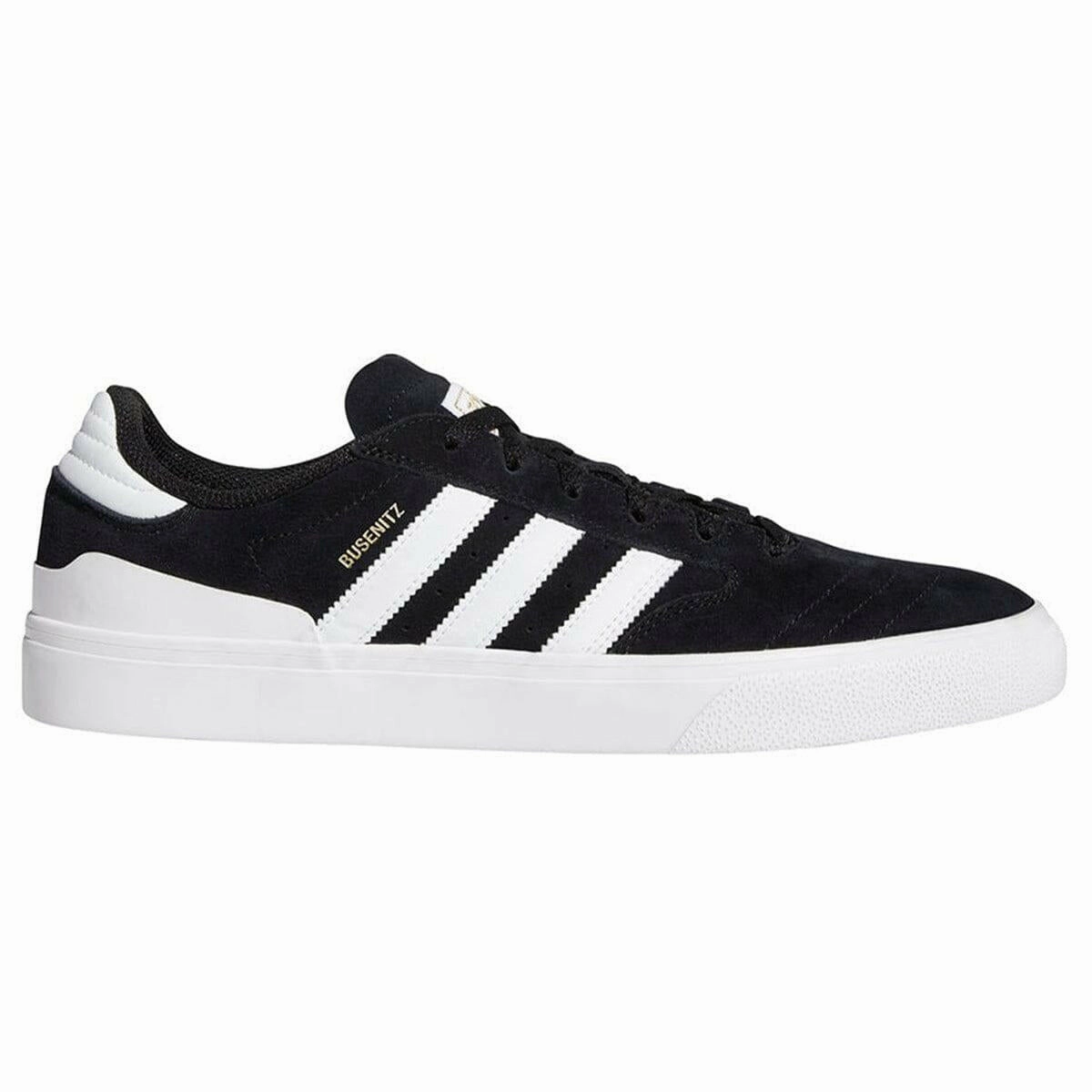Adaptive Response Padded Tongue Design Adidas - Busenitz Vulc II Shoes Black/White/Gum