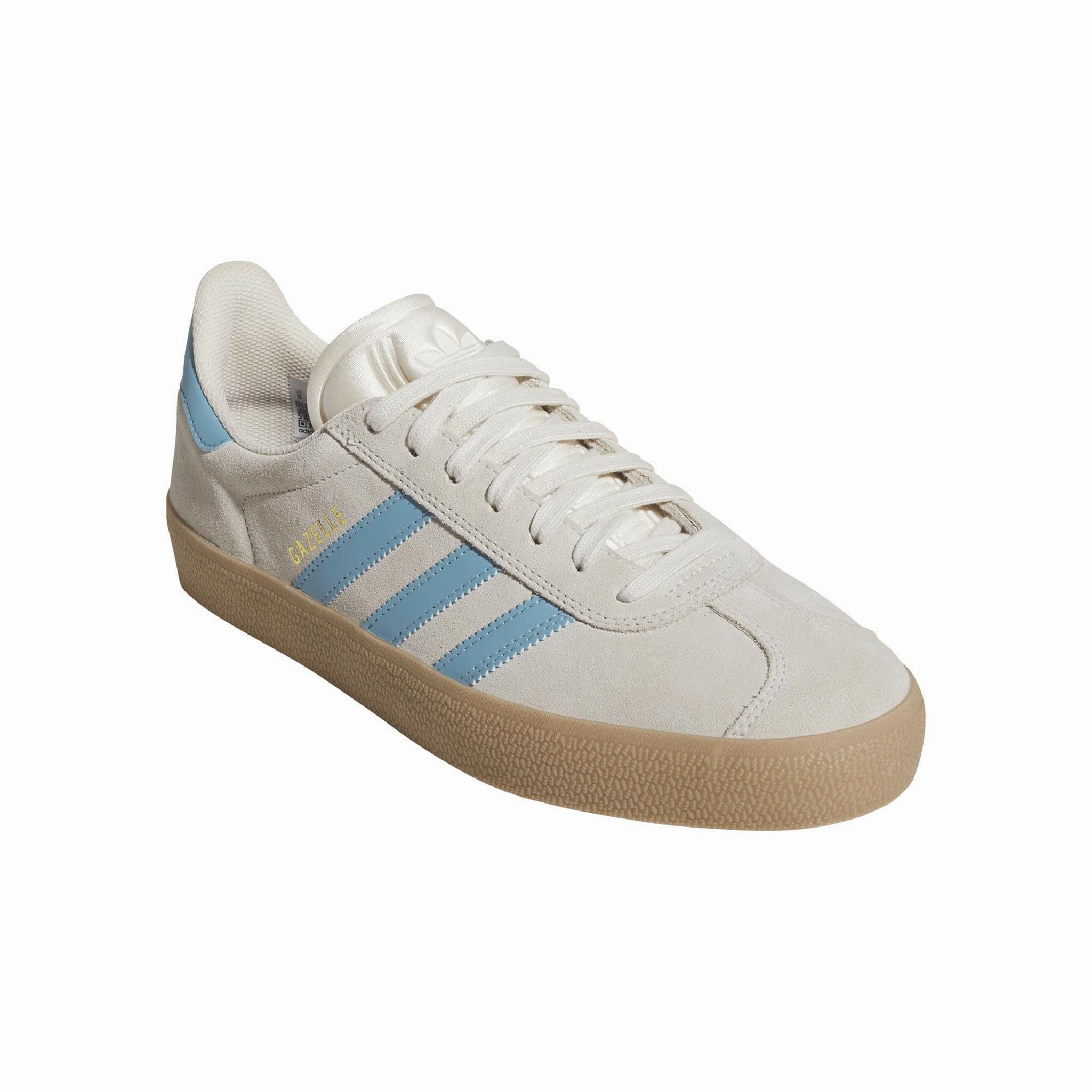 Adidas - Gazelle Adv Shoes White/Blue/Gum Anti Fatigue