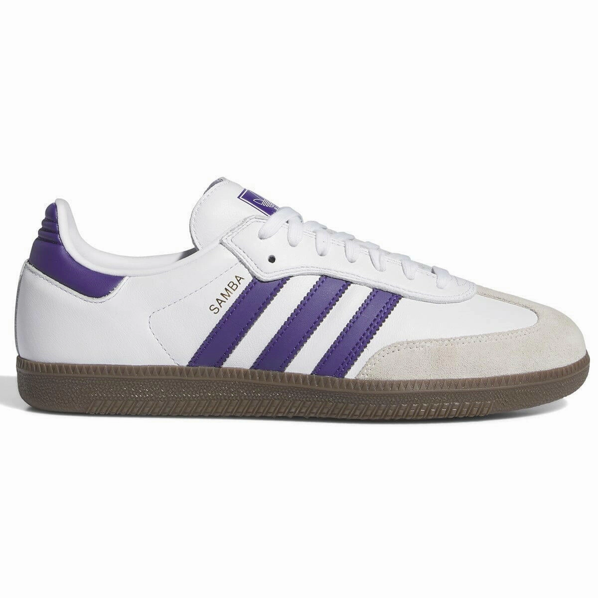 Adidas - Samba Adv Shoes White/Purple/Gold Subtle Detail Cloud Feel
