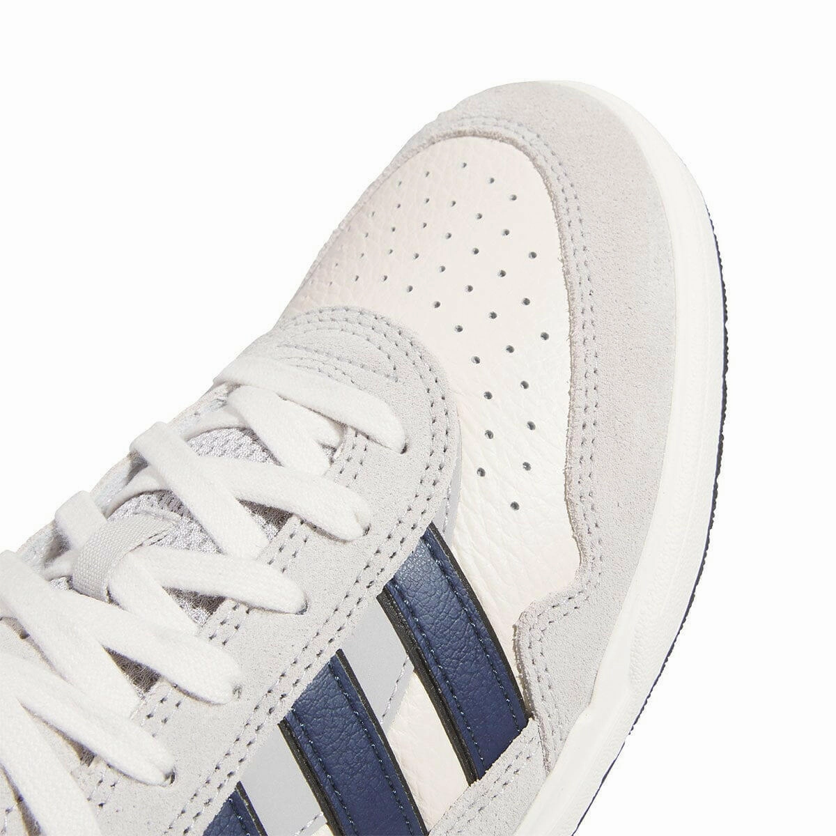 Orthopedic Impact Zones Ankle Hugging Design Adidas - Tyshawn II Shoes Grey/Navy/White