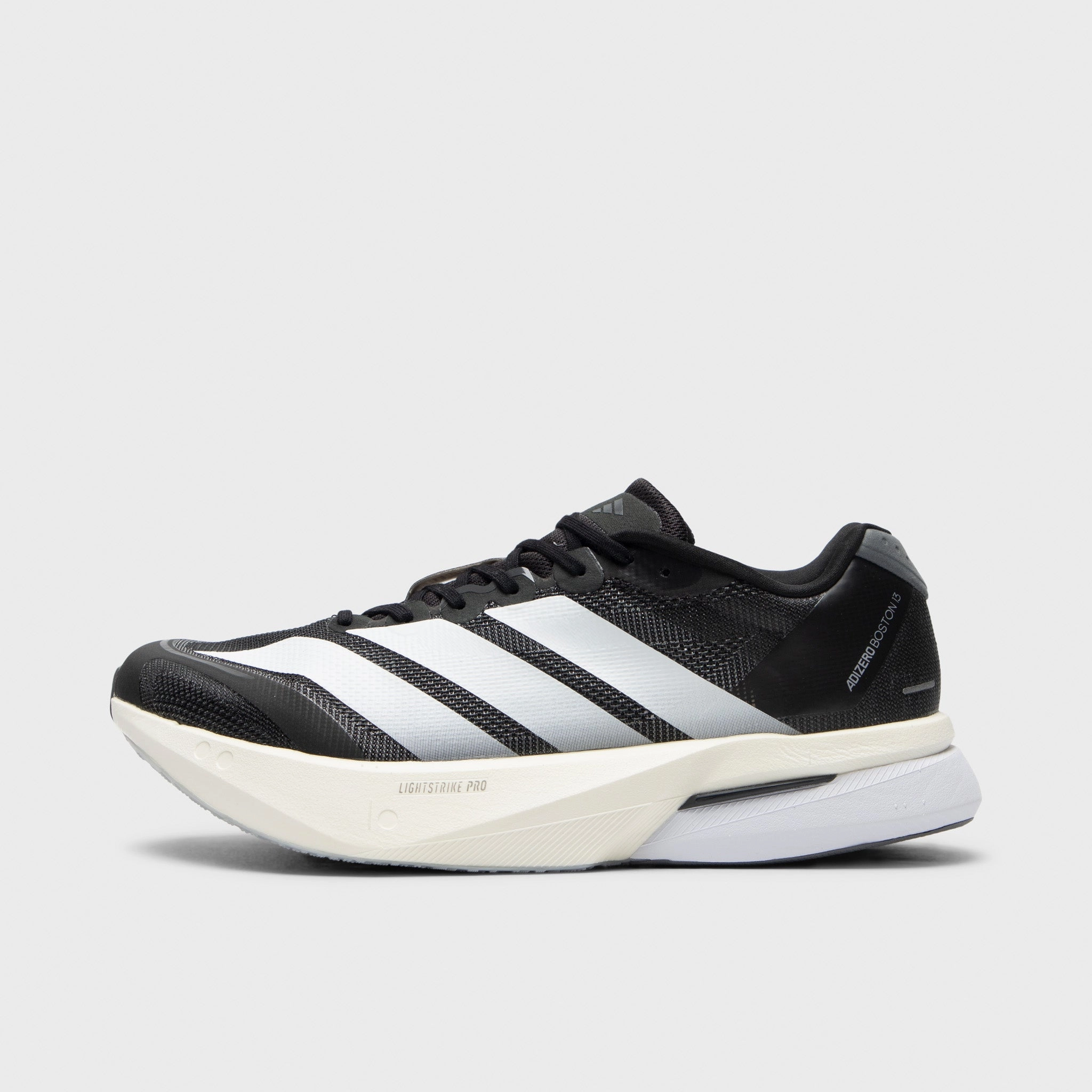adidas Adizero Boston 13 Black / White - Grey Muscle Friendly