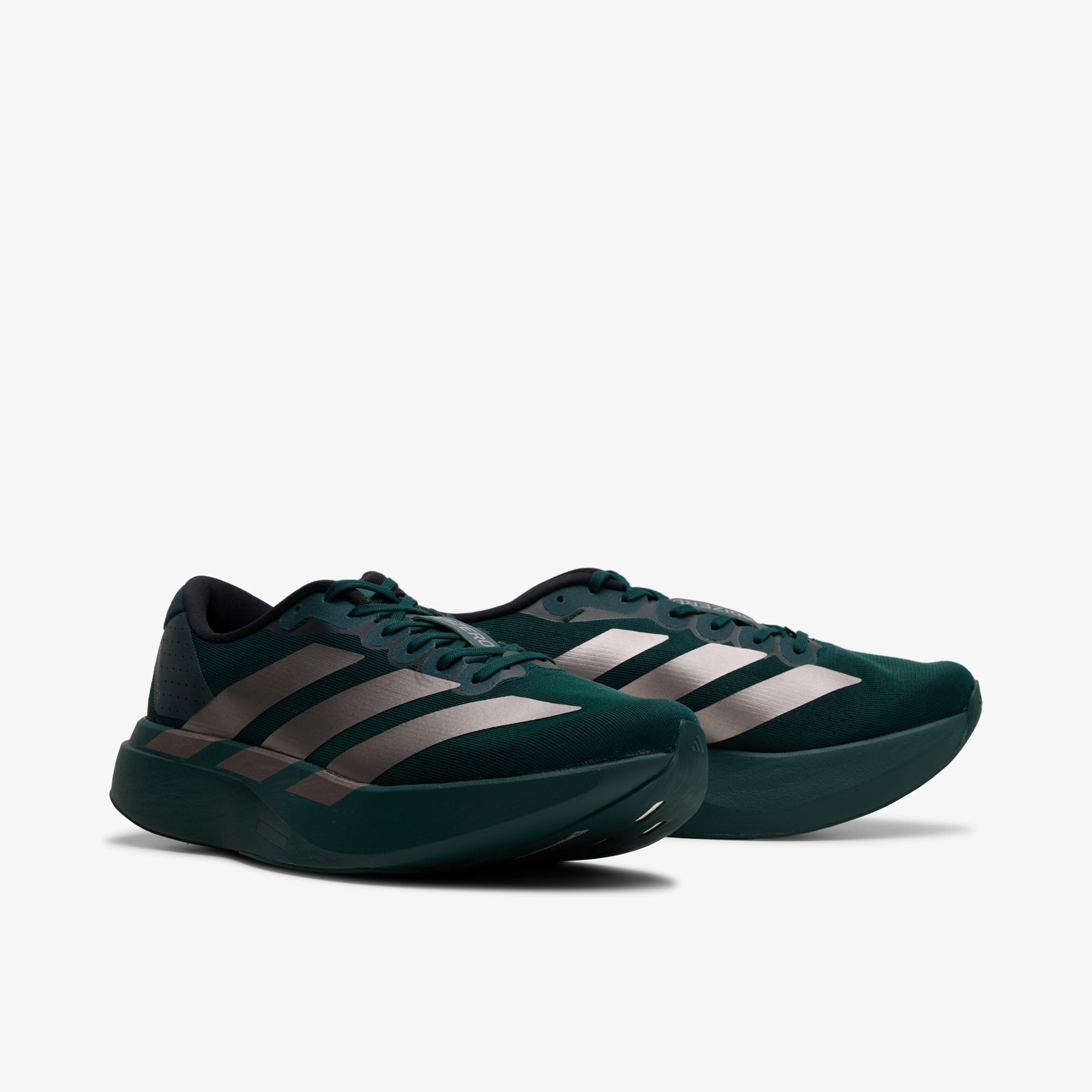 adidas Adizero EVO SL Aurora Ivy / Taupe Oxide - Iron Metallic Ventilated Insoles running balance training
