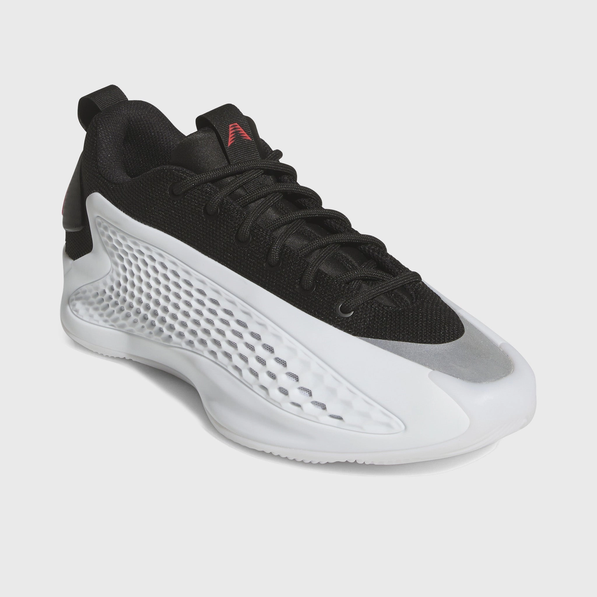 Anti Slip Tread Pattern Soft Walk adidas Anthony Edwards 1 Low White / Black - Red