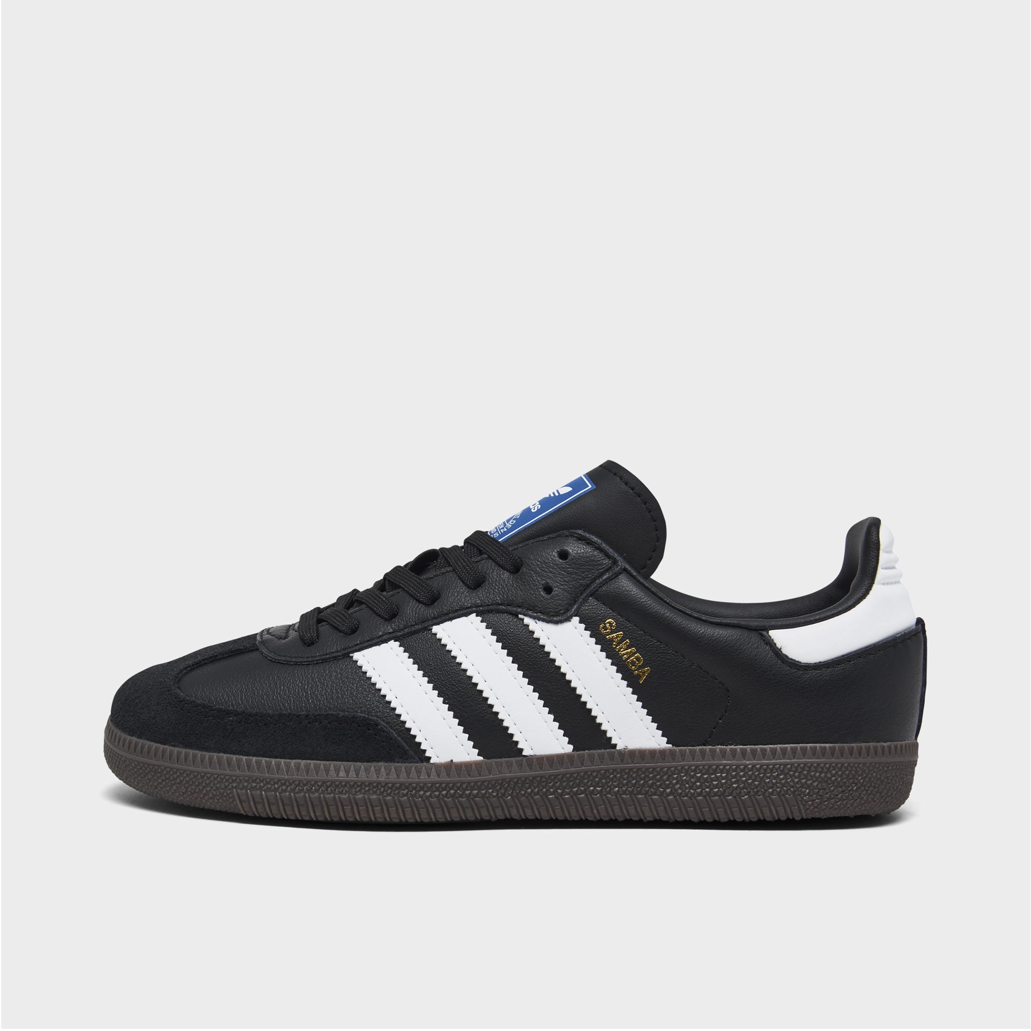 adidas Children's Samba OG Core Black / Footwear White - Gum Rebound Midsole