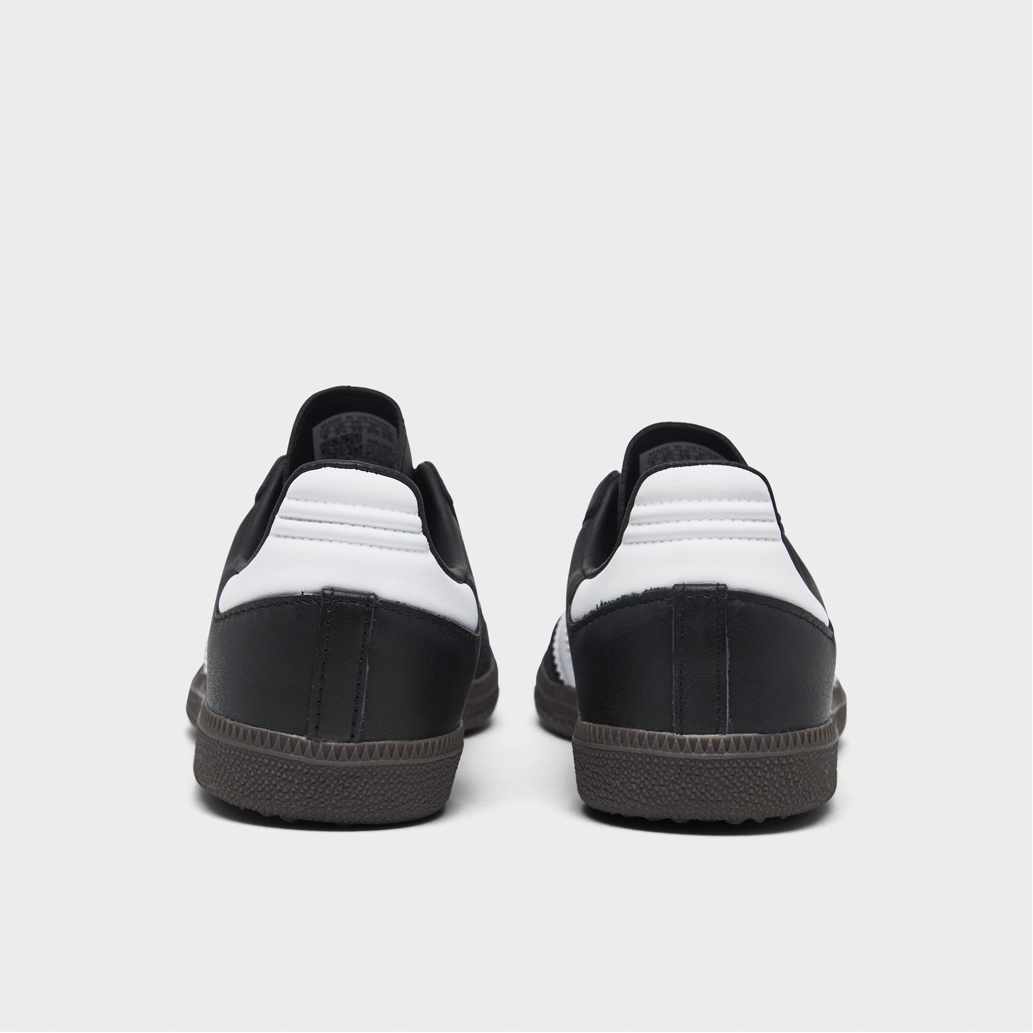 Mid Top Airflow Channeling adidas Children's Samba OG Core Black / Footwear White - Gum