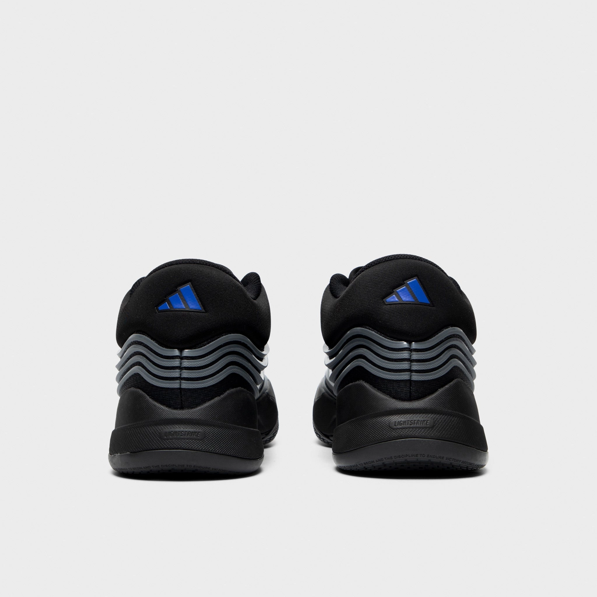 Low   Top Style Seamless Knit Body adidas Dame X Black / Iron Mountain - Lucky Blue