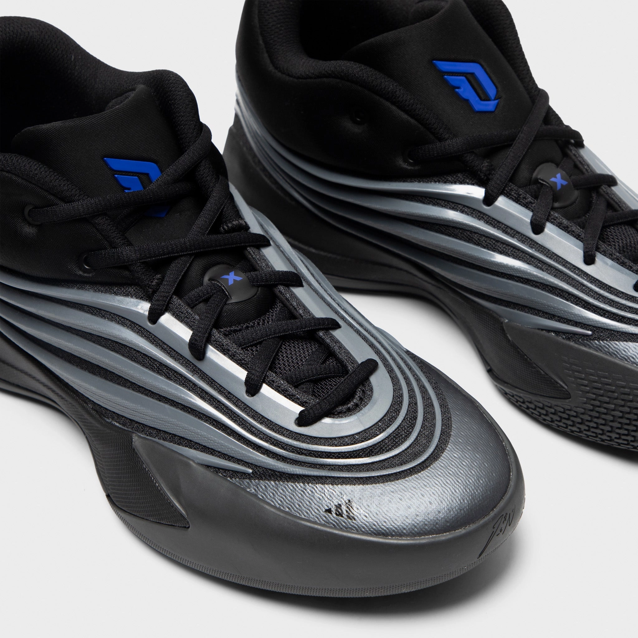 Perimeter Cushioning Tailored Comfort adidas Dame X Black / Iron Mountain - Lucky Blue