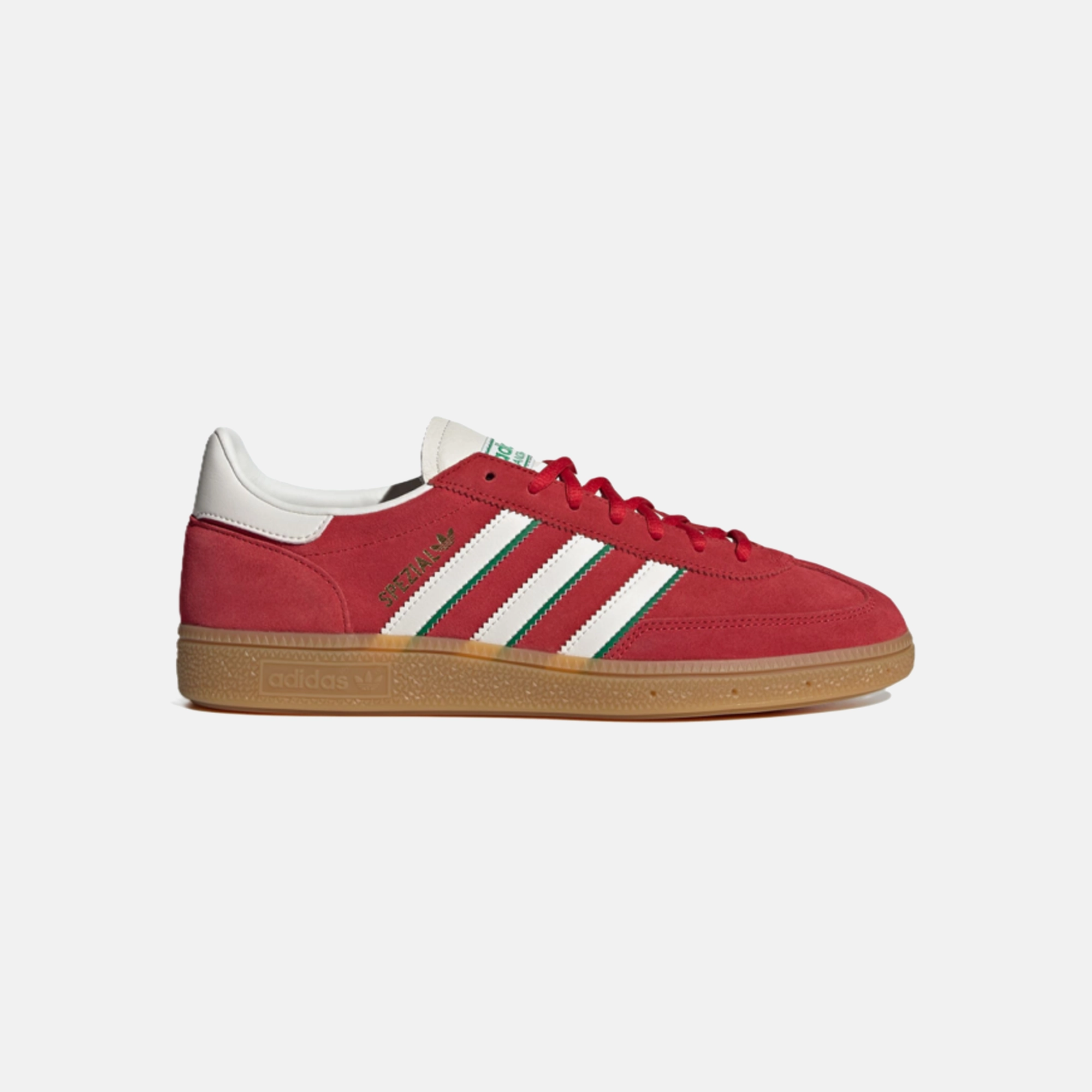 Adidas Handball Spezial Better Scarlet Green Comfortable Sneaker Stretch Lace System