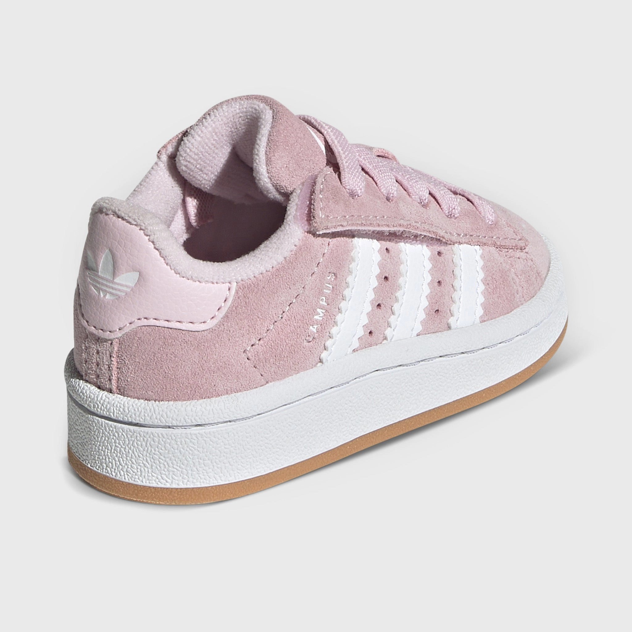 adidas Infants' Campus 00s Cloud Pink / White - Gum Steady walk