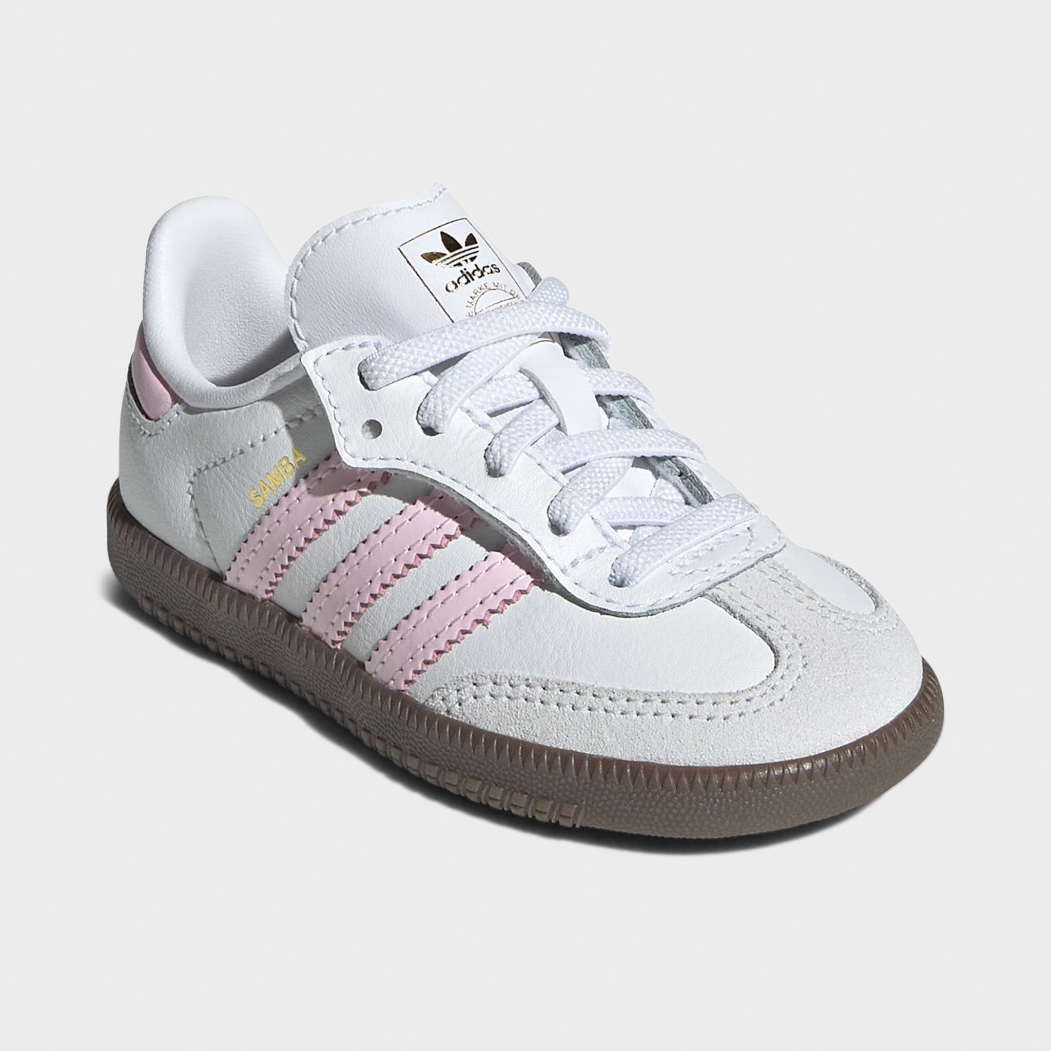 adidas Infants' Samba OG White / Cloud Pink - Gum Ultimate Stability Cushioned Step
