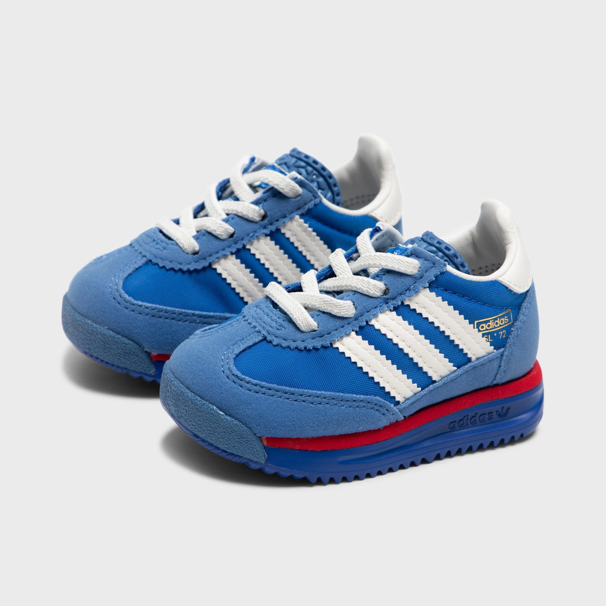 Steady Form Fitness Footwear adidas Infants' SL 72 Blue / White - Red