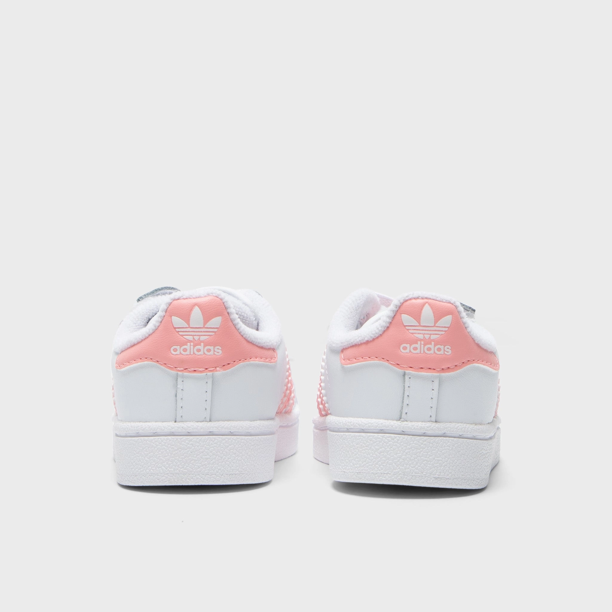 Slip Ride adidas Infants' Superstar II White / Pink