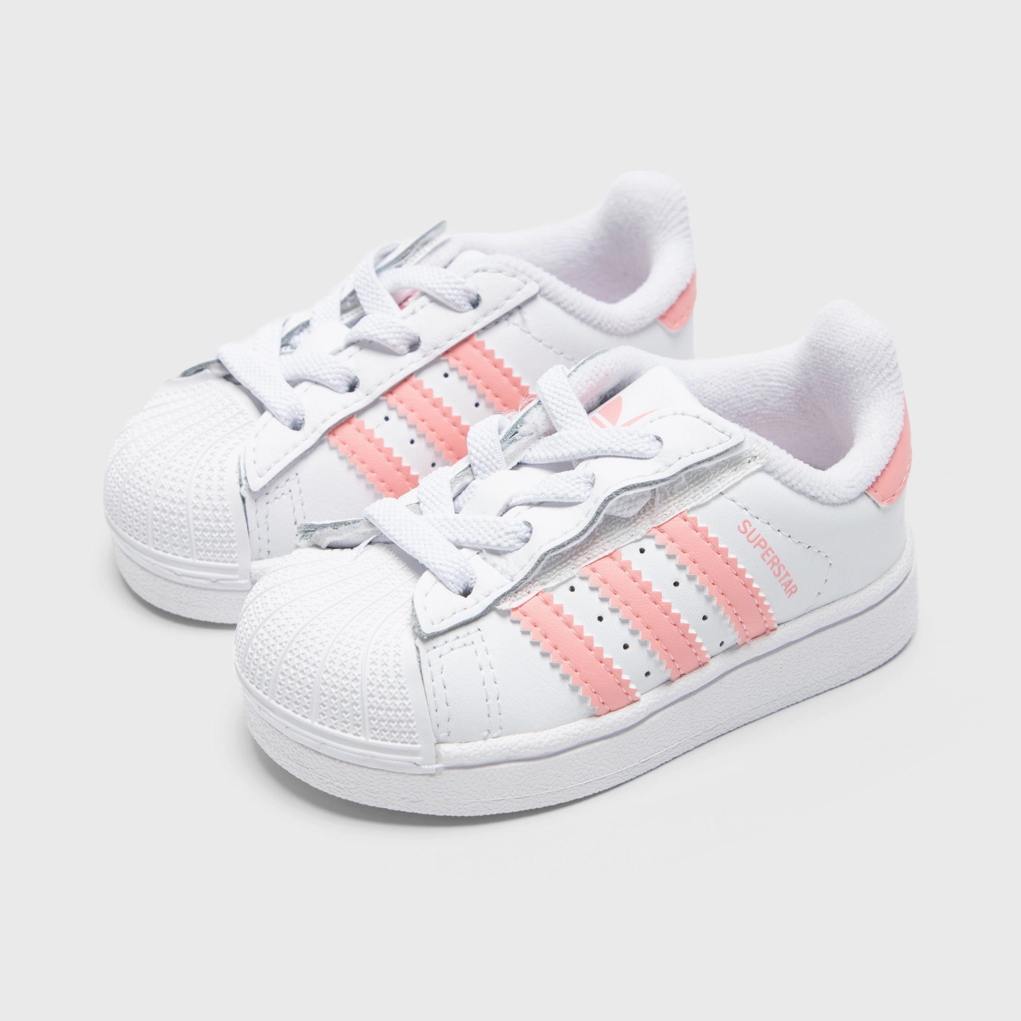 adidas Infants' Superstar II White / Pink Mid Top