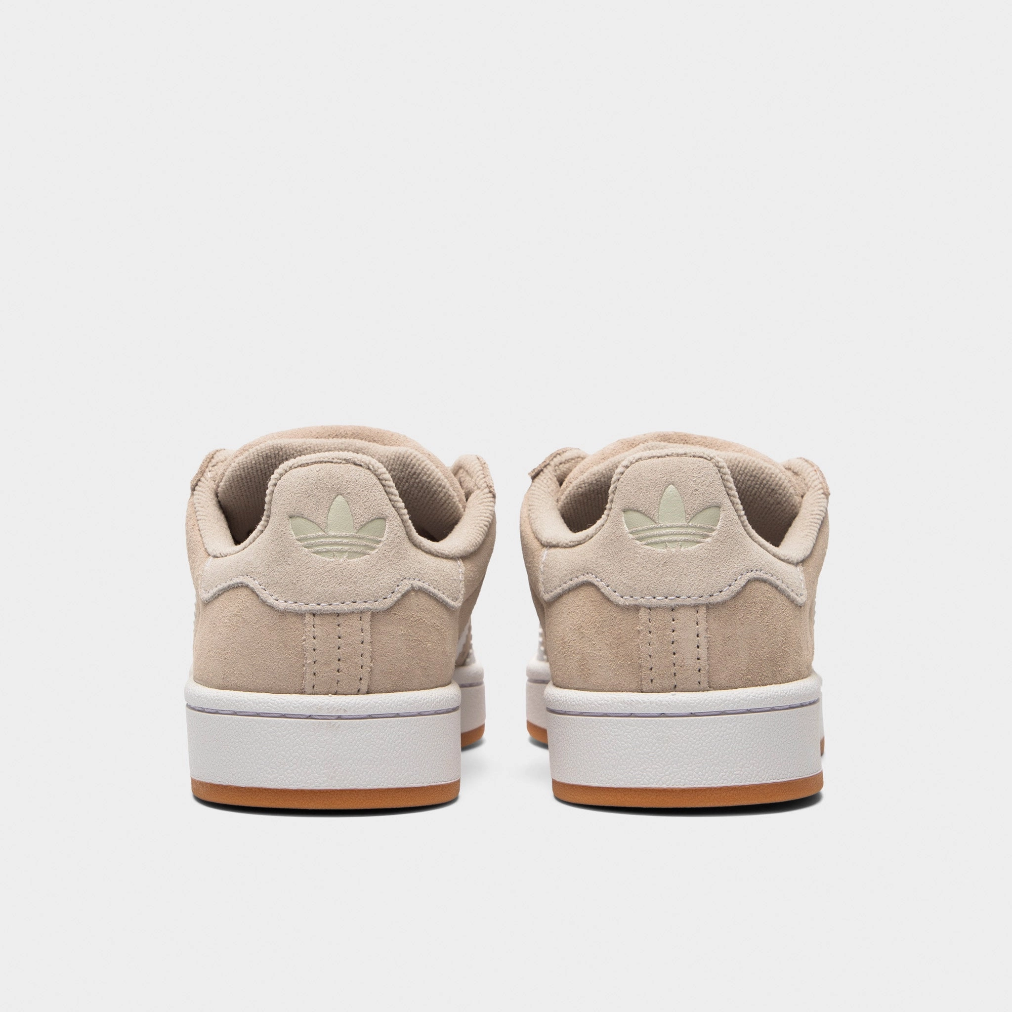 Ventilated Tongue Design adidas Juniors' Campus 00s Wonder Beige / White - Gum