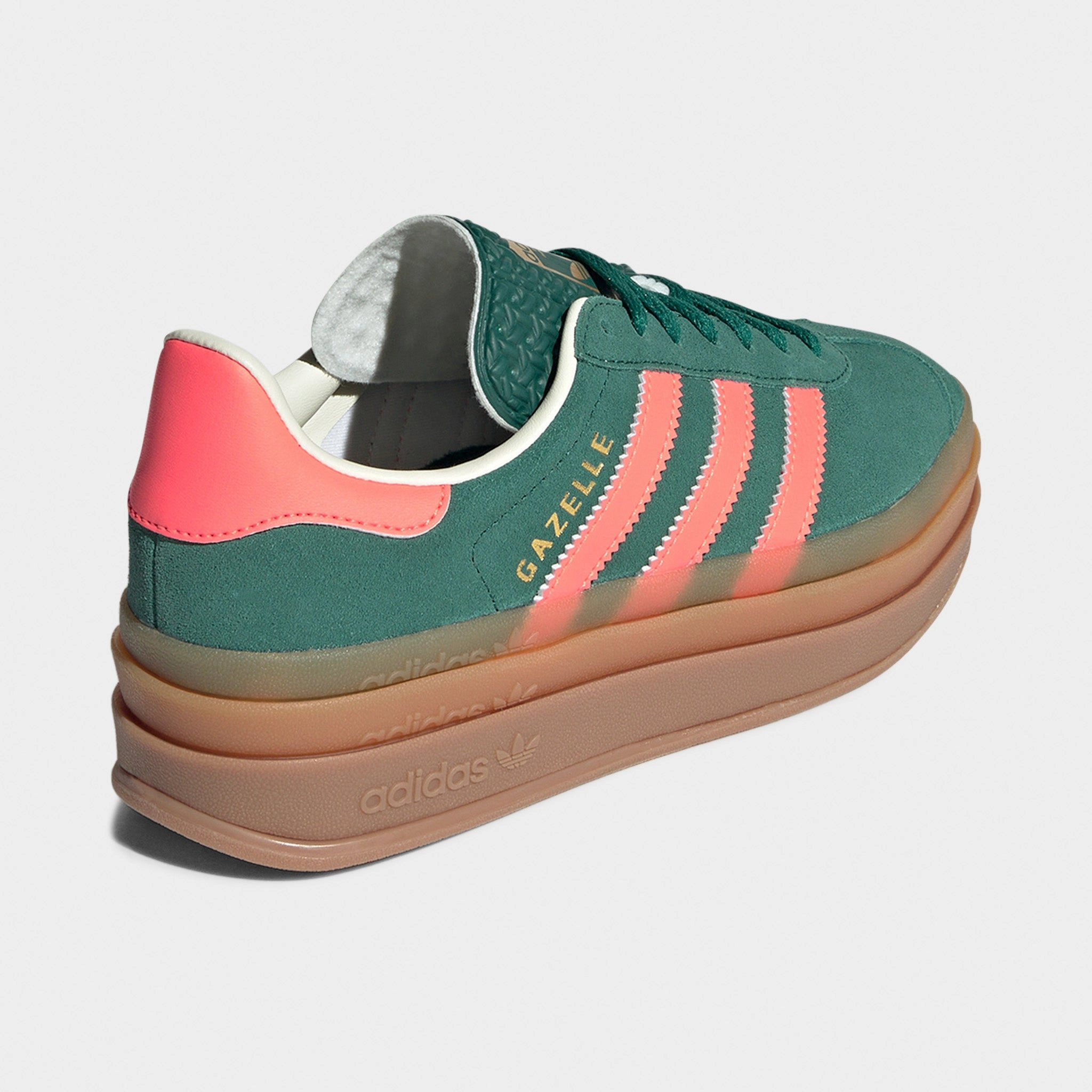 Adaptive Movement ClassicDesign adidas Juniors' Gazelle Bold Green / Orange