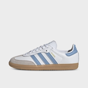 Push Power City Living adidas Juniors' Samba OG White / Ash Blue - Gum