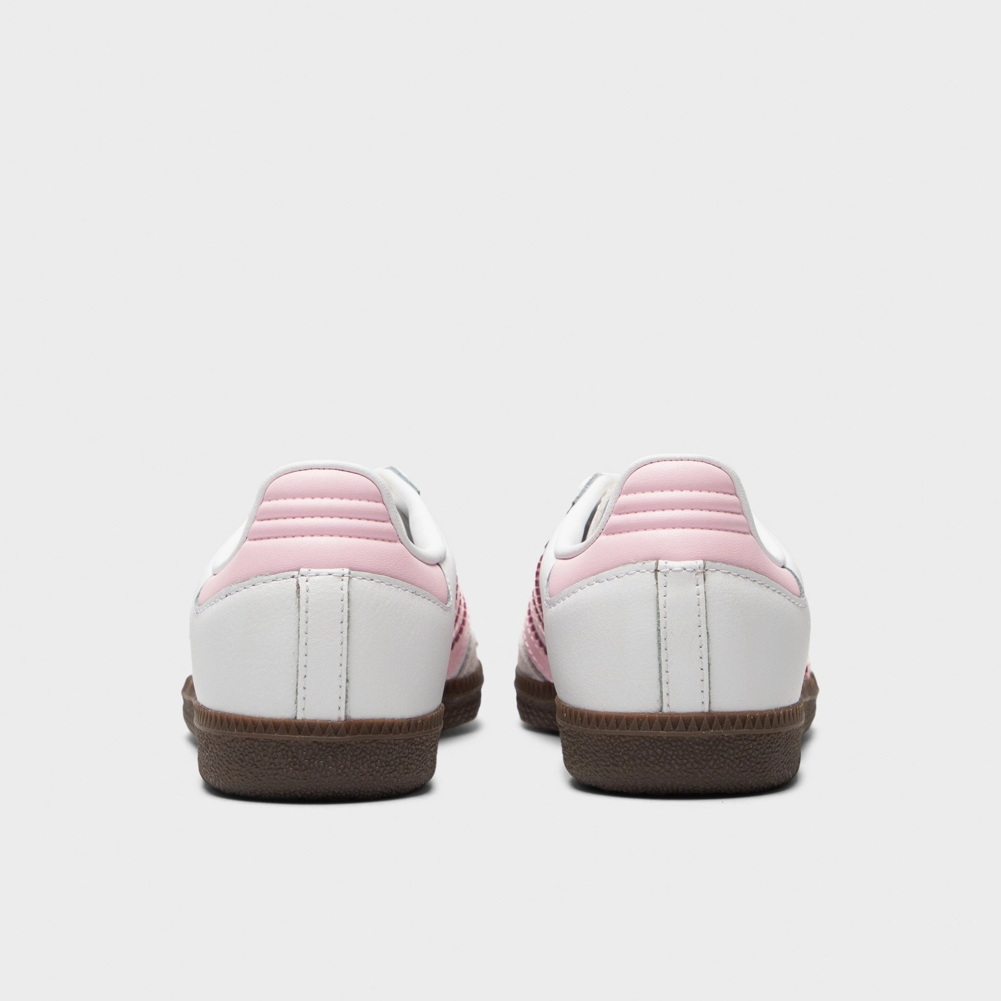 adidas Juniors' Samba OG White / Cloud Pink  - Gum High   Top Style