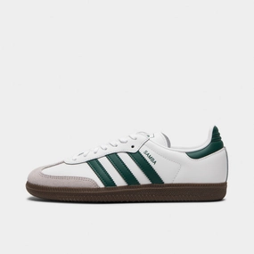 adidas Juniors' Samba OG White / Collegiate Green / Gum AnkleSupport Simple Outline