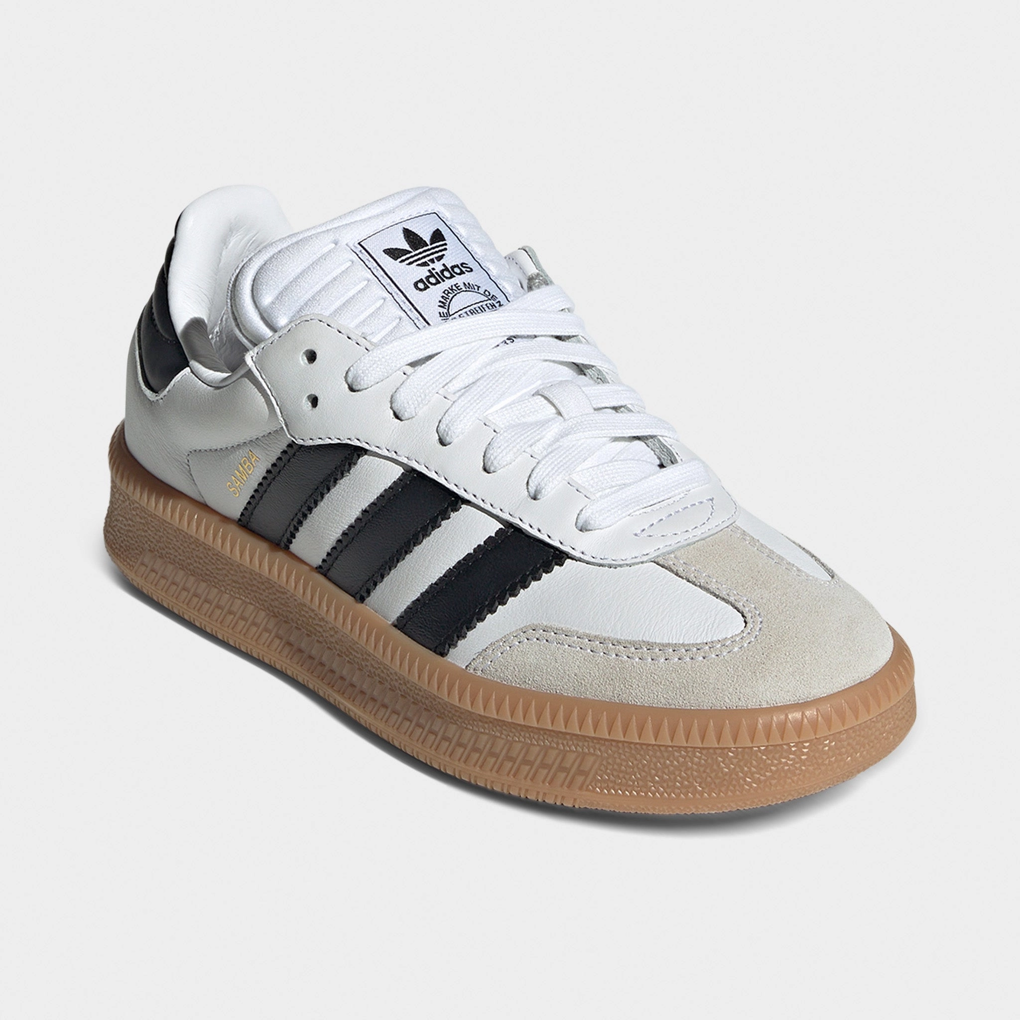 adidas Juniors' Samba XLG White / Black - Gum Elasticity Eco Friendly Manufacturing