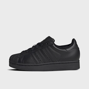 adidas Juniors' Superstar II Core Black / Core Black - Core Black Extra Flex HyperDurable Outsole Compound