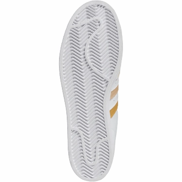 Structured Form Unisex style Adidas Kid's Superstar Shoes - Golden / Beige