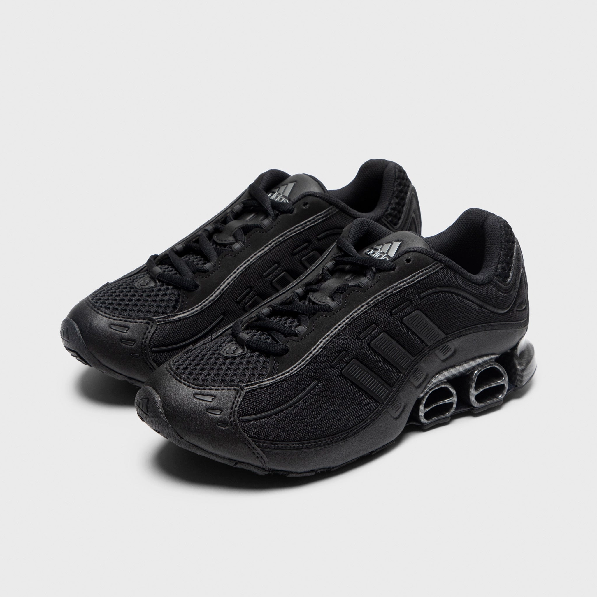 adidas Megaride O1 Black / Black - Iron Mountain Arch Support Technology