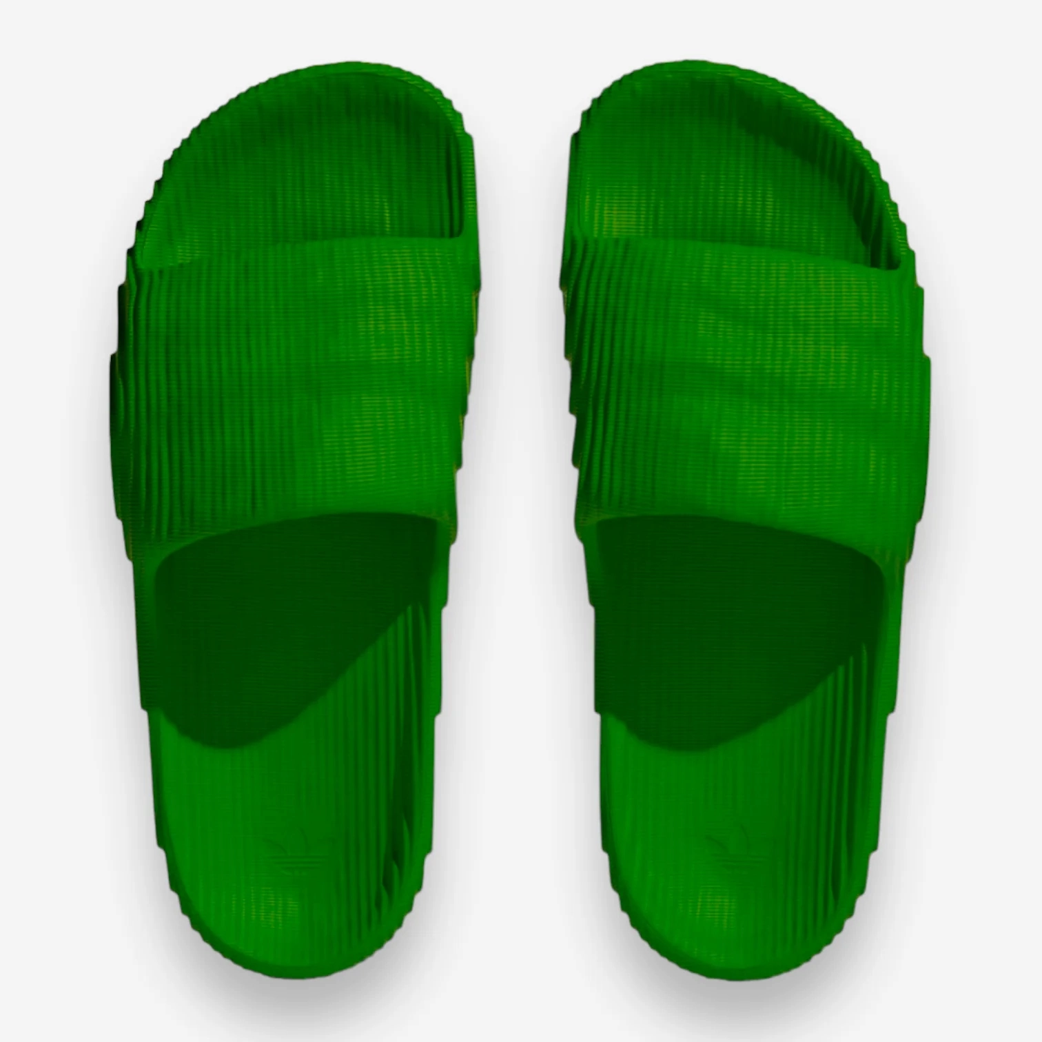 All terrain back to school Adidas Men's Adilette 22 Slides - Green / Black