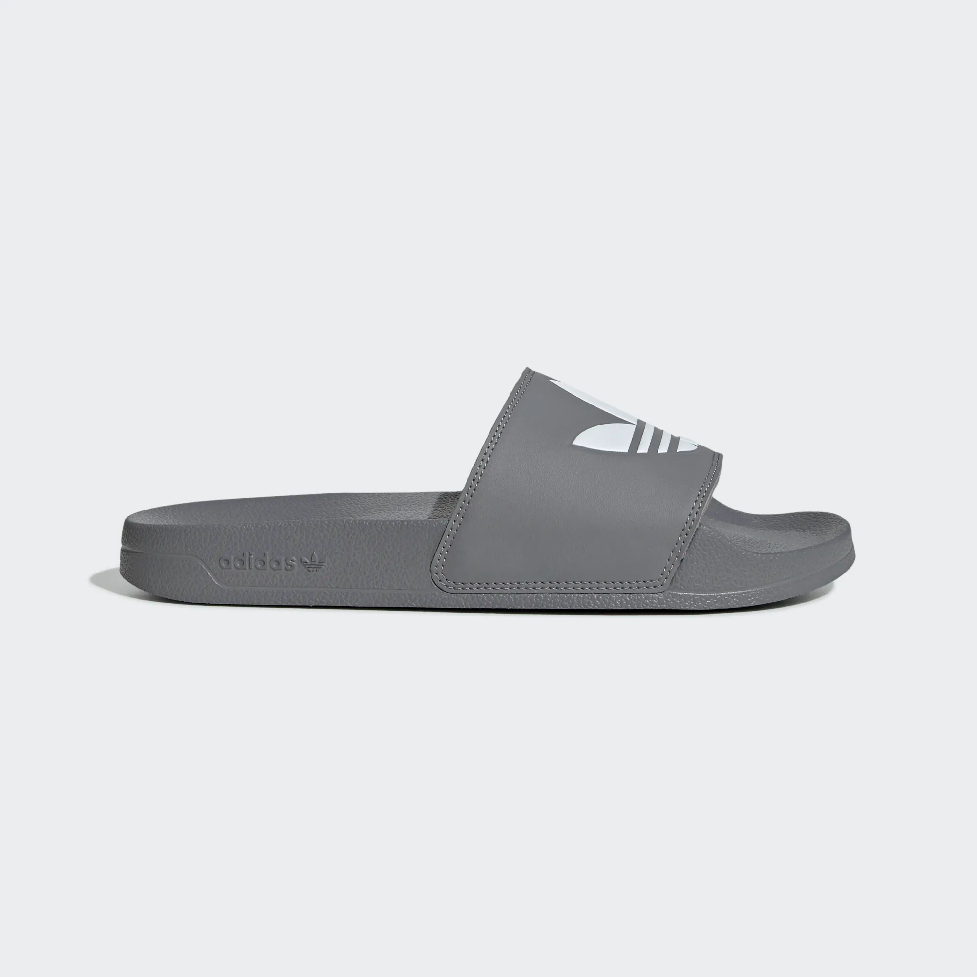 Odor Control Treatment Casual Utility Adidas Men's Adilette Lite Slides - Grey Three / Cloud White