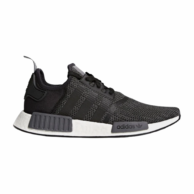 Orthopedic Certified Adidas Men's NMD R1 Shoes - Core Black / Carbon / White
