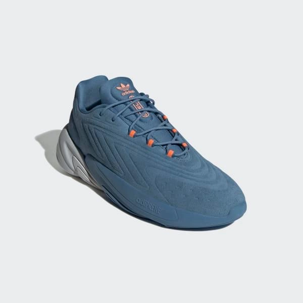 Eco Ease Adidas Men's Ozelia Shoes - Altered Blue / Light Solid Grey / Beam Orange