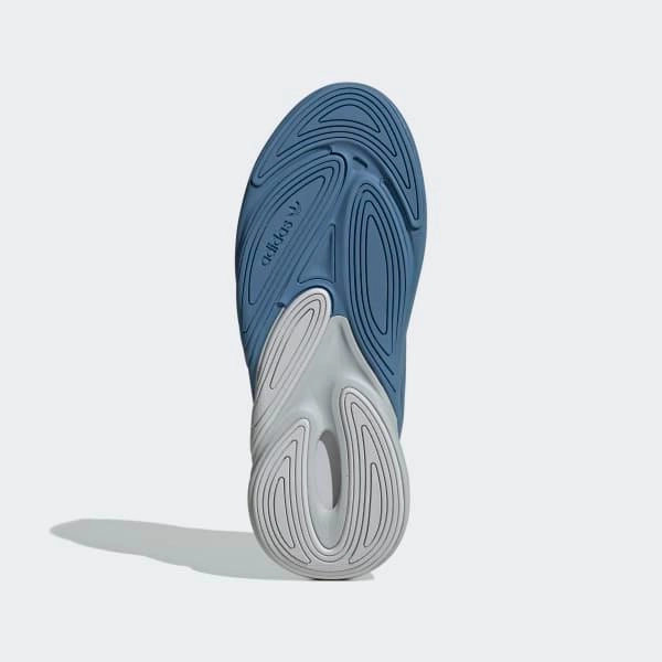 Compression Molded Lightness Adidas Men's Ozelia Shoes - Altered Blue / Light Solid Grey / Beam Orange