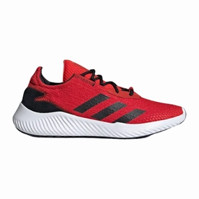 Adidas Men's Predator 20.3 Shoes - Active Red / Core Black / Cloud White Reinforced Stitch Detail