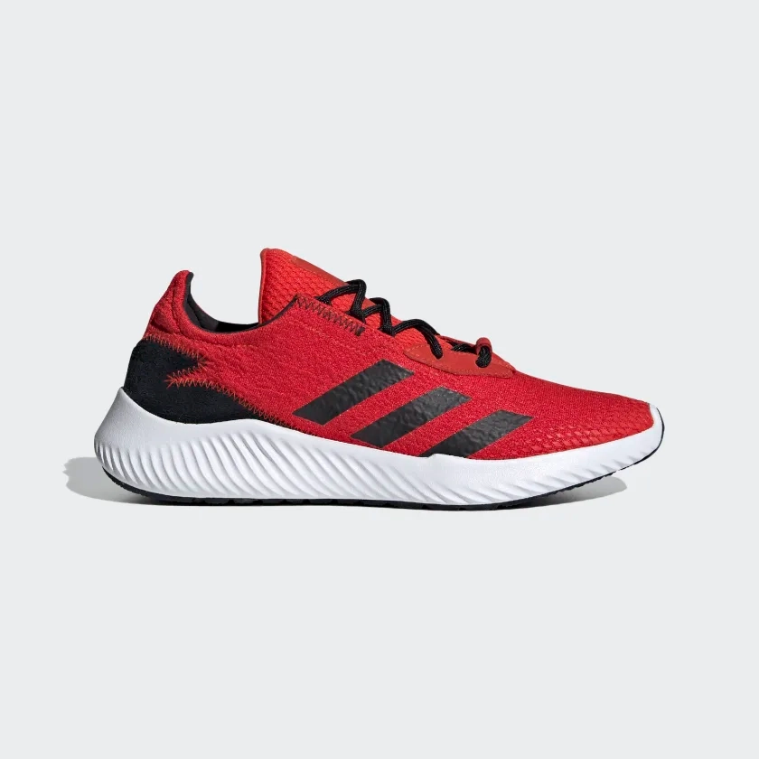 Jump Friendly Airflow Ventilation Adidas Men's Predator 20.3 Shoes - Active Red / Core Black / Cloud White