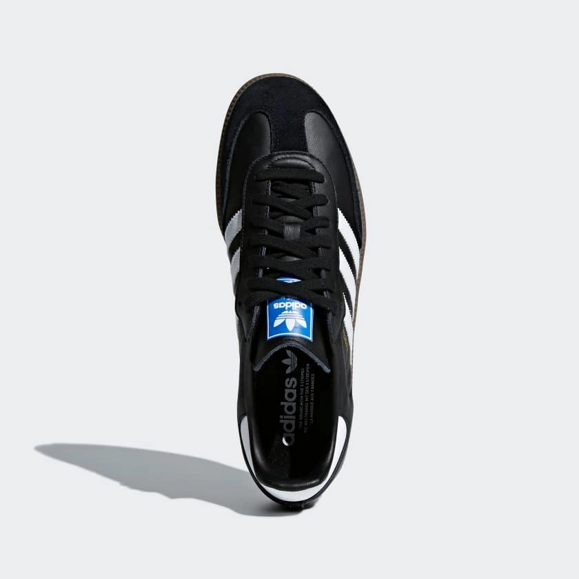 Adidas Men's Samba OG Shoes - Core Black / Cloud White / Gum Airflow Vents Flattering performance
