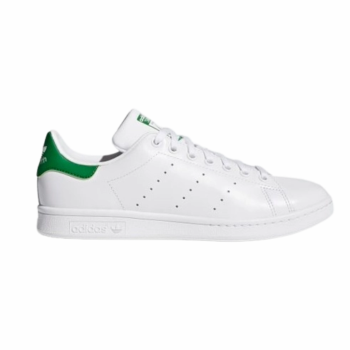 Adidas Men's Stan Smith Shoes - Cloud White / Core White / Green Compact Design