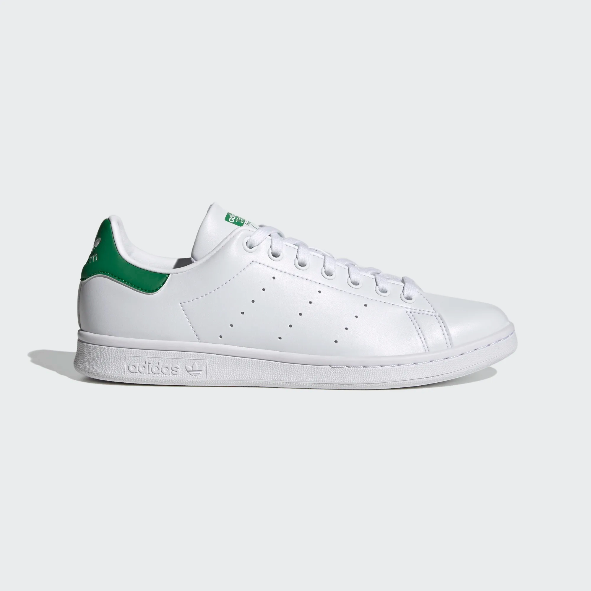 Adidas Men's Stan Smith Shoes - Cloud White / Green Stable Walk Weightless Running Tech