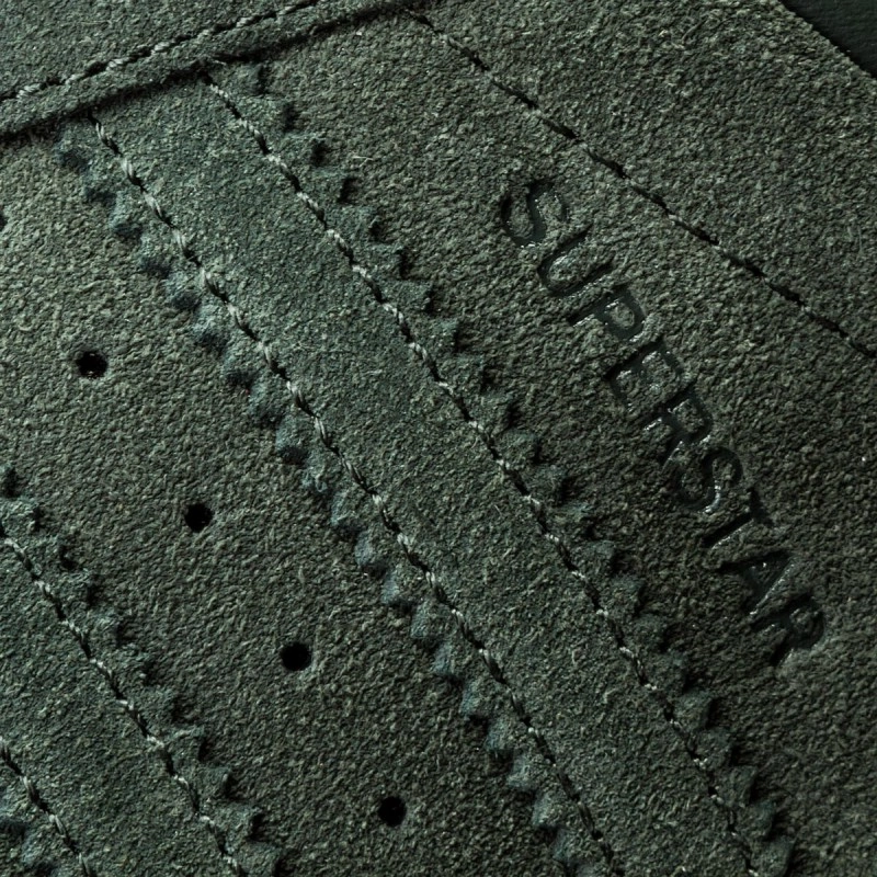 Motion Control Fit Fashionable Style Adidas Men's Superstar Shoes - All Green Night