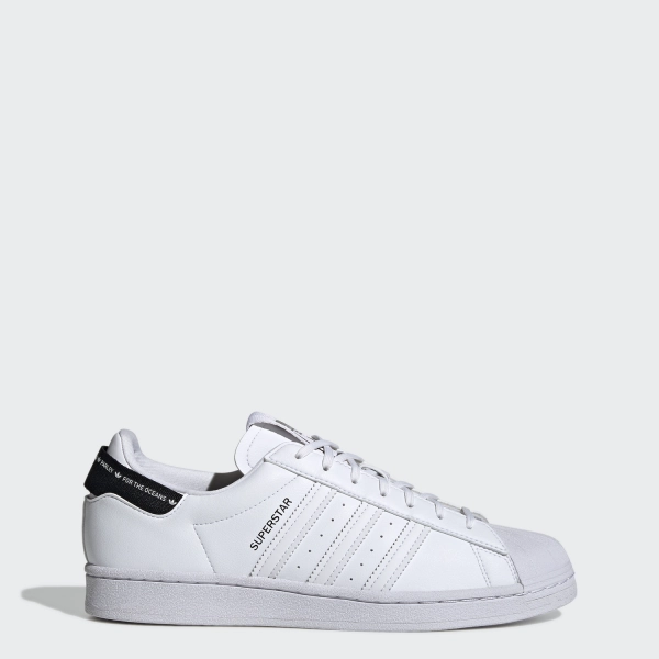 Simple Match Adidas Men's Superstar Shoes - White / Black