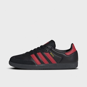 adidas MUFC Samba Black / Red Durable Lacing