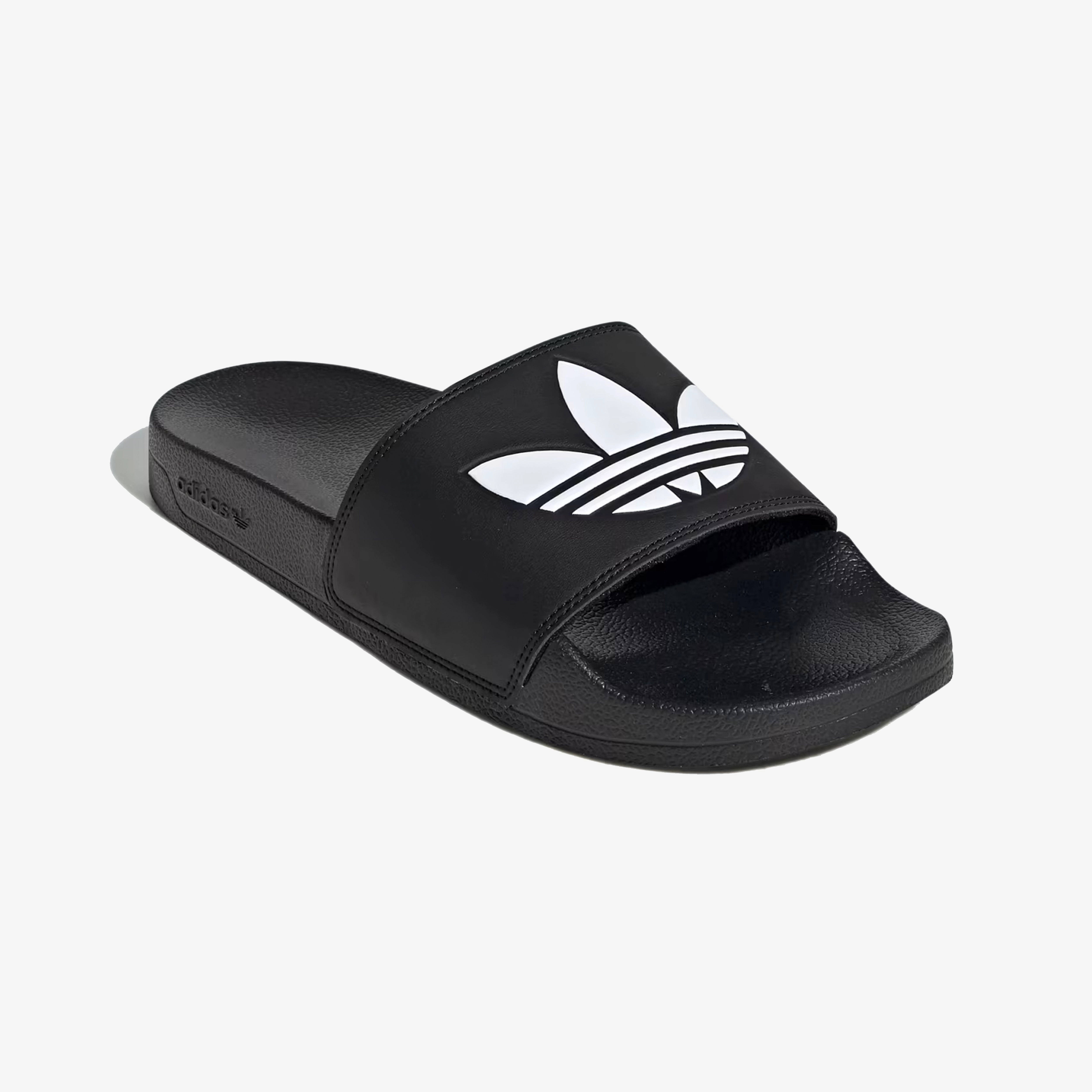 Adidas Originals | ADILETTE LITE SLIDES { CORE BLACK/CLOUD WHITE Unique cushioning Foot Relief
